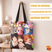 Сумка-шоппер с принтом Клуб Яричин