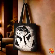Сумка-шоппер с принтом Коллекция Дзюндзи Ито