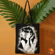 Сумка-шоппер с принтом Коллекция Дзюндзи Ито