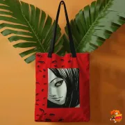 Сумка-шоппер с принтом Коллекция Дзюндзи Ито
