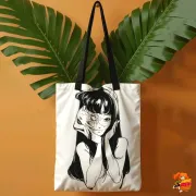 Сумка-шоппер с принтом Коллекция Дзюндзи Ито