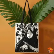 Сумка-шоппер с принтом Коллекция Дзюндзи Ито