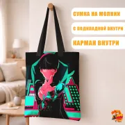 Сумка-шоппер с принтом Моб Психо 100 Шигео Кагеяма