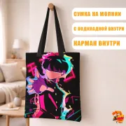 Сумка-шоппер с принтом Моб Психо 100 Шигео Кагеяма