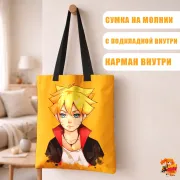 Сумка-шоппер с принтом Наруто