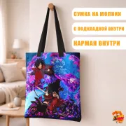 Сумка-шоппер с принтом Наруто Мадара