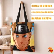 Сумка-шоппер с принтом Наруто