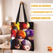 Сумка-шоппер с принтом Наруто
