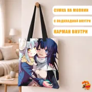 Сумка-шоппер с принтом О моем перерождении в слизь Римуру и Сидзу