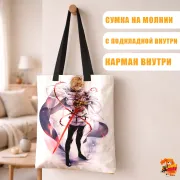 Сумка-шоппер с принтом Последний Серафим Микаэла