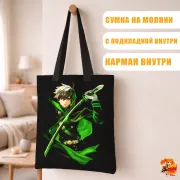 Сумка-шоппер с принтом Последний Серафим Юичиро