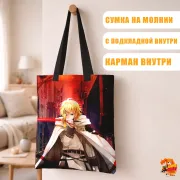 Сумка-шоппер с принтом Последний Серафим Микаэла