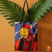 Сумка-шоппер с принтом