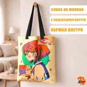 Сумка-шоппер с принтом Япония