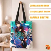 Сумка-шоппер с принтом Токийские мстители Наото