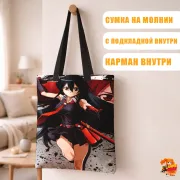 Сумка-шоппер с принтом Убийца Акаме