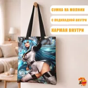 Сумка-шоппер с принтом Убийца Акаме Эсдес
