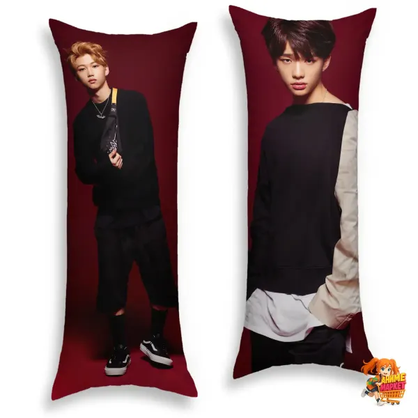 Дакимакура Stray Kids Ли Минхо и Хан Джисон Дакимакура Stray Kids Ли Минхо и Хан Джисон