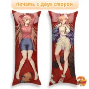 Дакимакура Человек-бензопила Пауэр